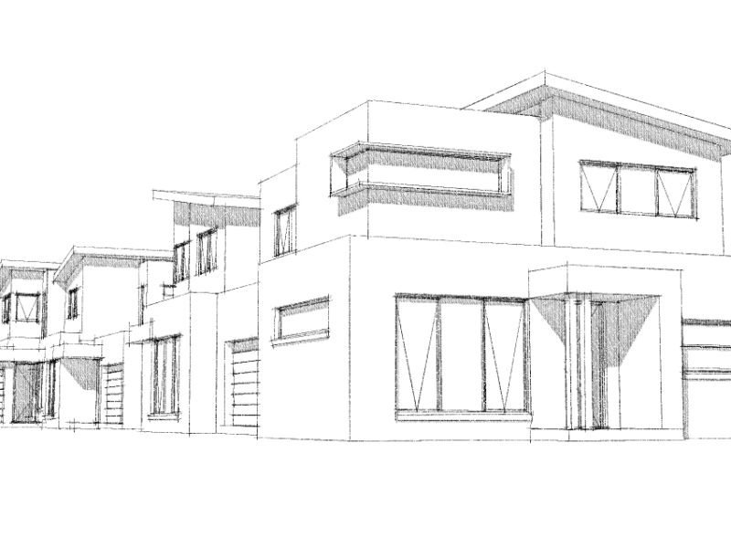 Townhouse Development Sketch